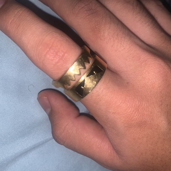 Fendi Monster Bug Eye ring S in Gold Golden Brass